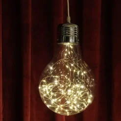 LED Lampe Glasbirne zum Hängen warmweiß