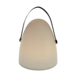 LED Laterne mit Timer weiß