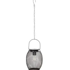 LED Solar Gartenleuchte MESHY schwarz