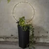 LED Solarleuchte Garten Kreis BARLUMI mit Ständer