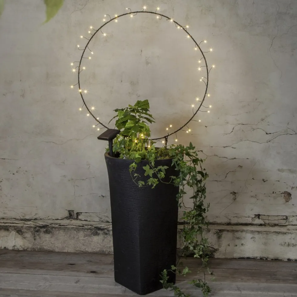LED Solarleuchte Garten Kreis BARLUMI mit Ständer