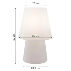 LED Stehlampe 8 seasons design No. 1 weiß H 60 cm