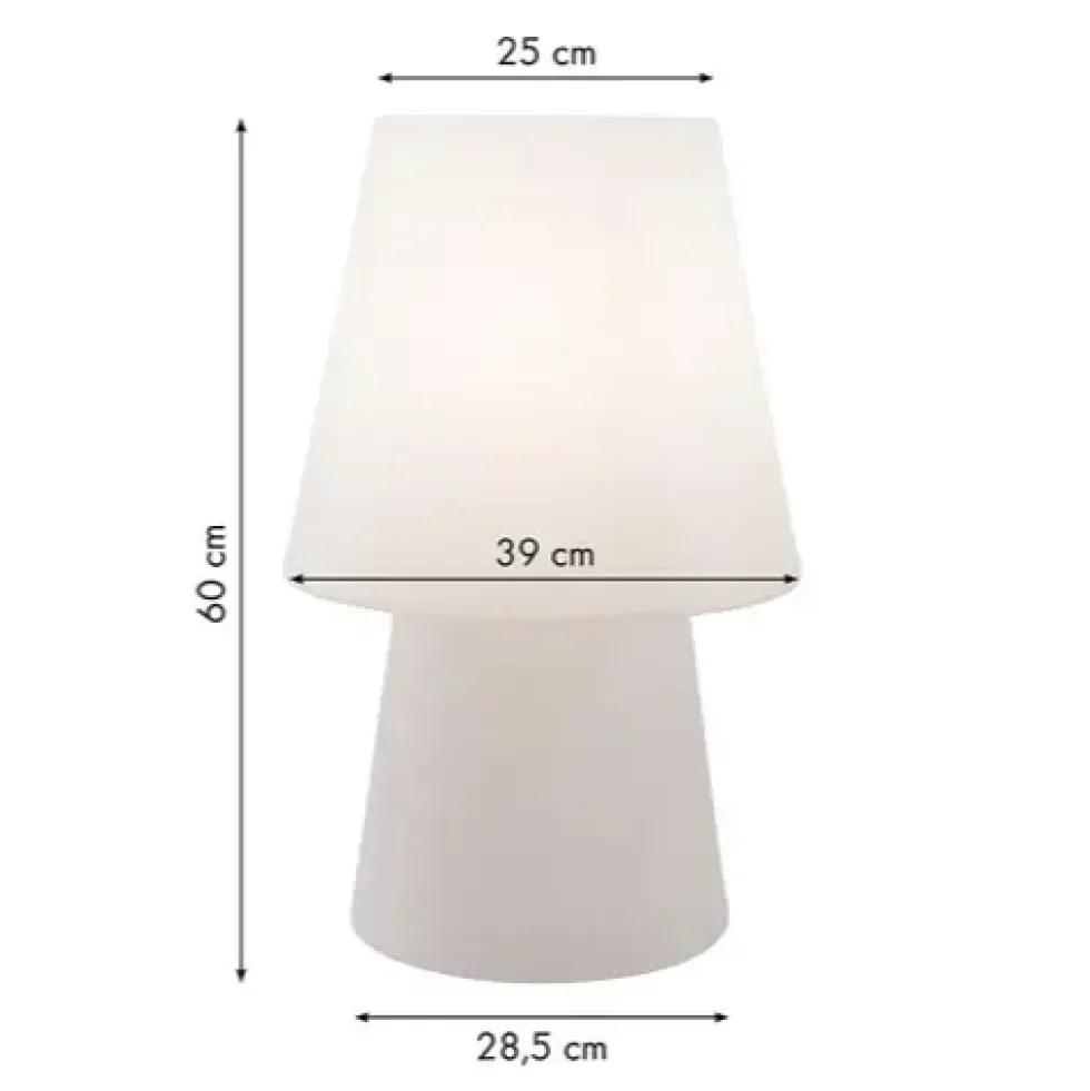 LED Stehlampe 8 seasons design No. 1 weiß H 60 cm