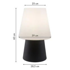 LED Stehlampe 8 seasons design No. 1 anthrazit Höhe 60 cm