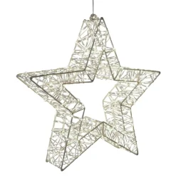 LED Stern Weihnachten LED Lichterkranz D 50 cm