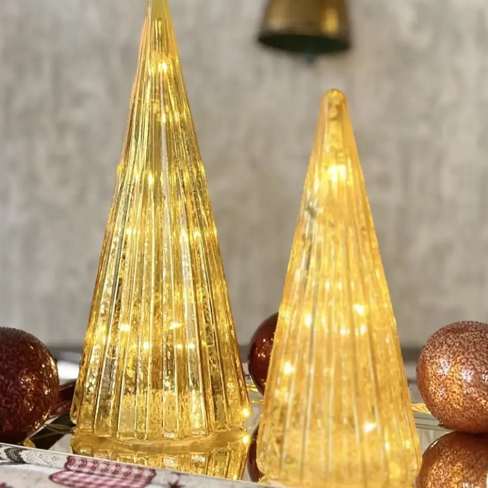 LED Weihnachtsdeko Glastanne Werner Voß Höhe 33 cm