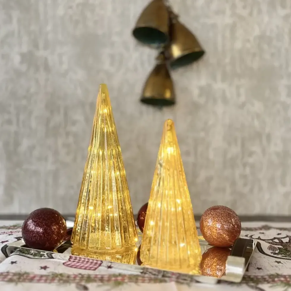 LED Weihnachtsdeko Glastanne Werner Voß Höhe 33 cm