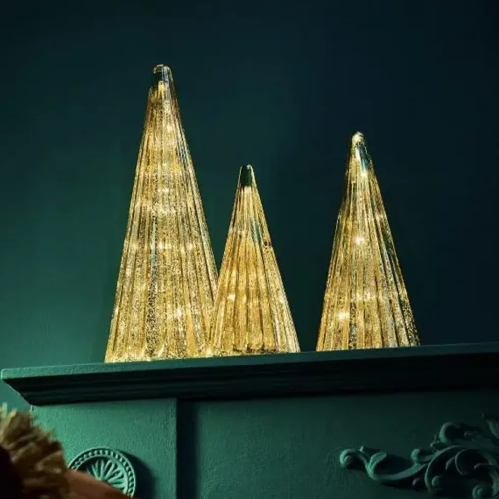 LED Weihnachtsdeko Glastanne Werner Voß Höhe 33 cm