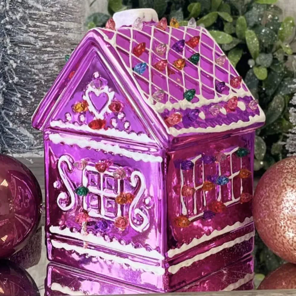LED Weihnachtsdeko Lebkuchenhaus GiftCompany Höhe 18 cm