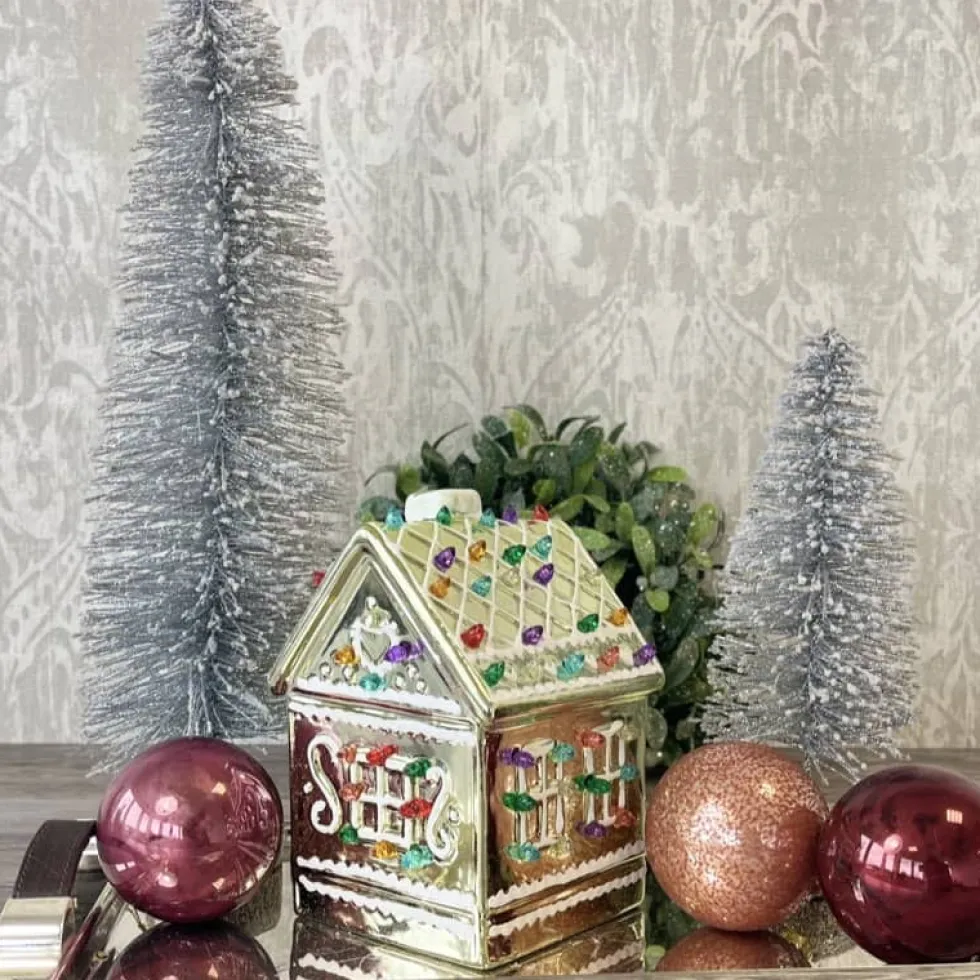 LED Weihnachtsdeko Lebkuchenhaus GiftCompany Höhe 18 cm