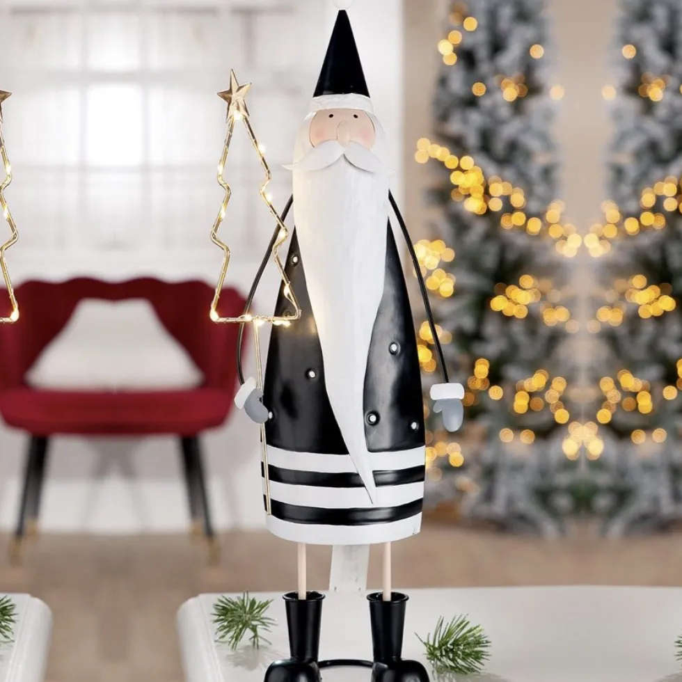 LED Weihnachtsdeko Santa Lukas Casablanca Höhe 46 cm