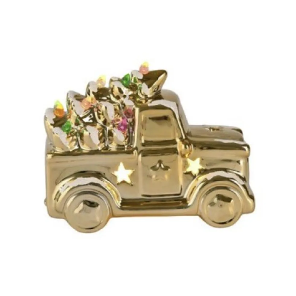 LED Weihnachtsdeko Truck GiftCompany Höhe 11 cm