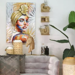Leinwandbild African Beauty Casablanca 100×70 cm