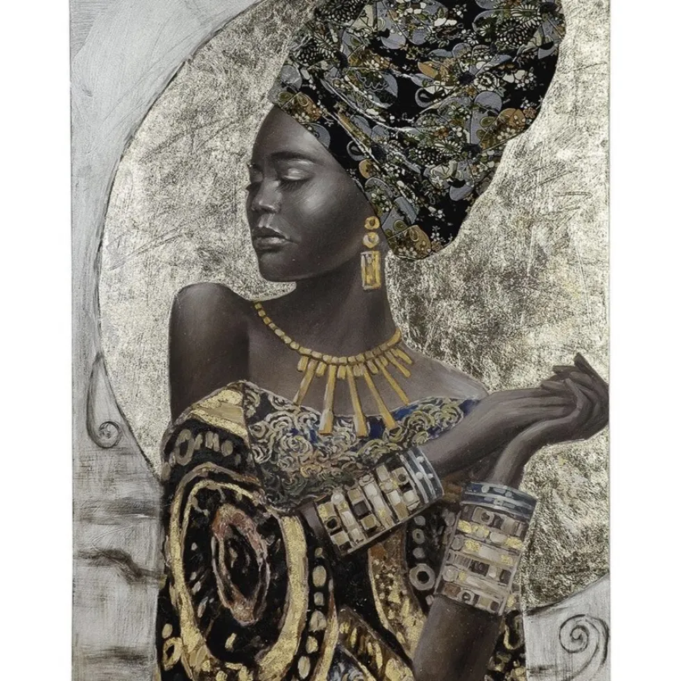 Leinwandbild African Lady Casablanca 120×90 cm