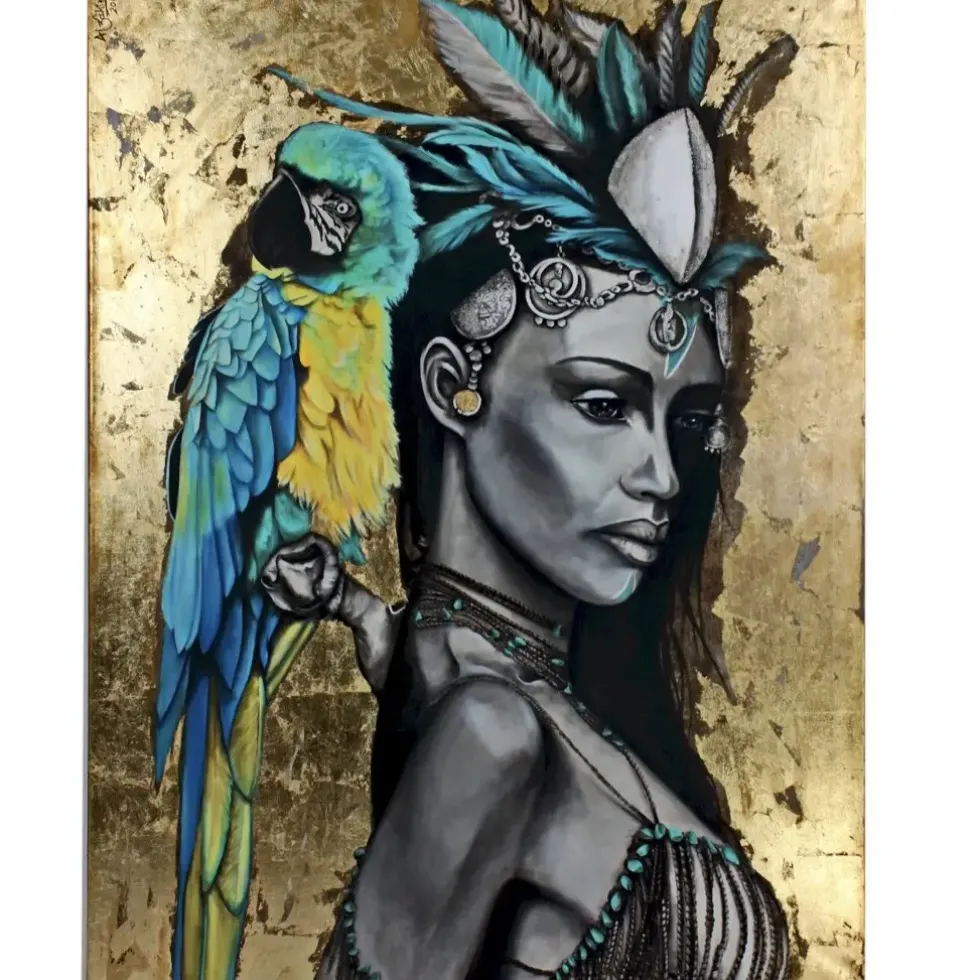 Leinwandbild Amazone Werner Voß 160×120 cm