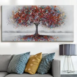 Leinwandbild auf Keilrahmen Poposa Casablanca rot 120×60 cm
