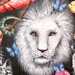 Leinwandbild auf Keilrahmen Colourful Jungle 120×90 cm