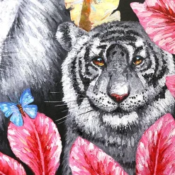 Leinwandbild auf Keilrahmen Colourful Jungle 120×90 cm