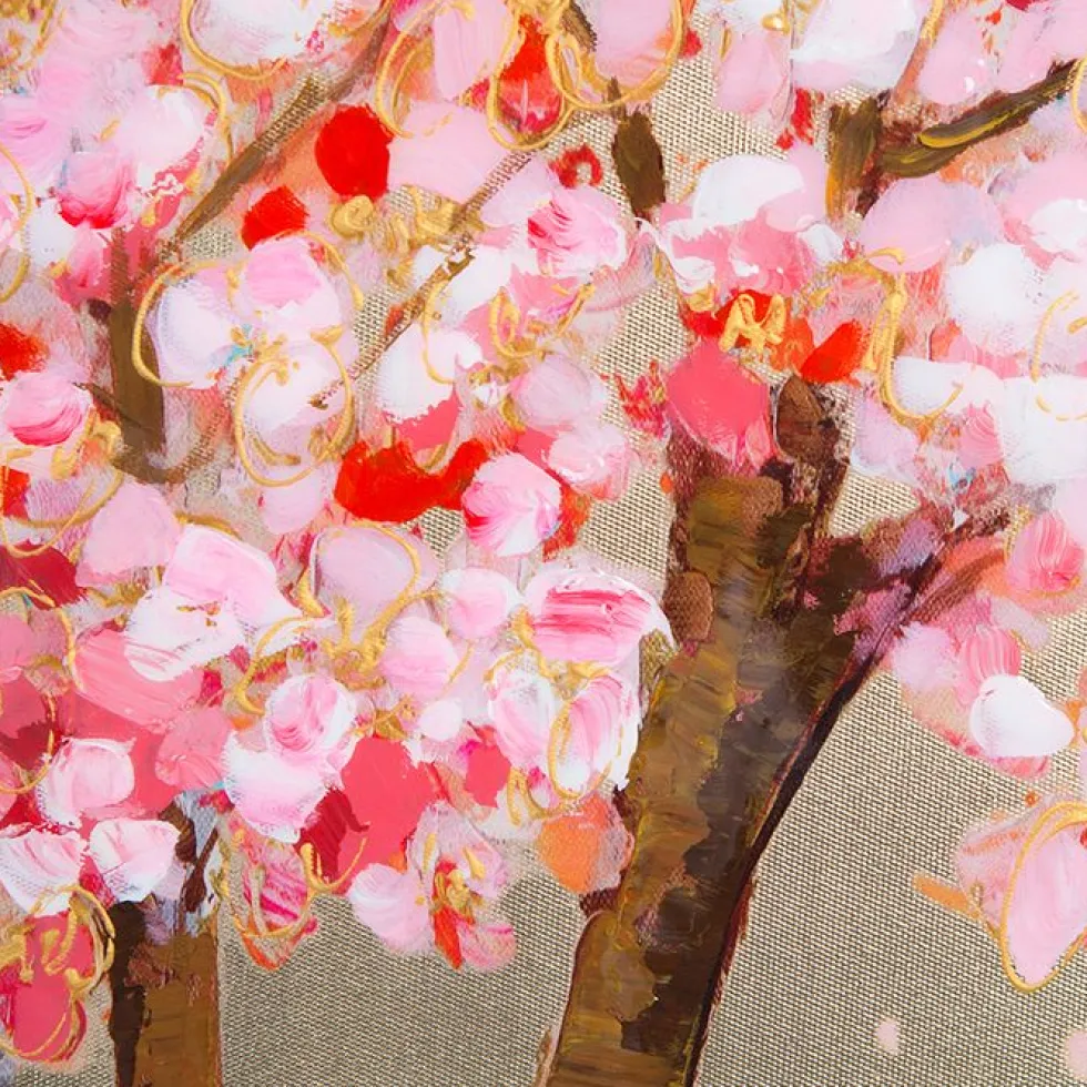 Leinwandbild auf Keilrahmen Cherry Tree Casablanca 70×140 cm