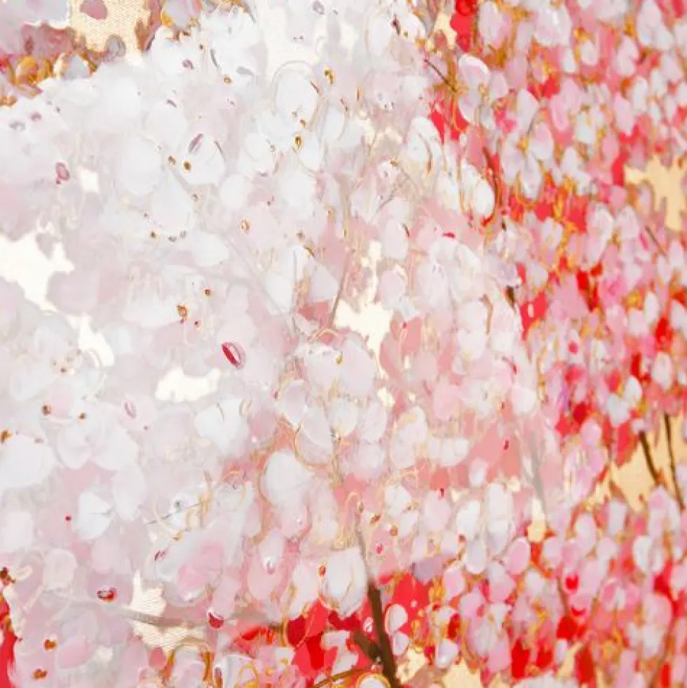 Leinwandbild auf Keilrahmen Cherry Tree Casablanca 70×140 cm