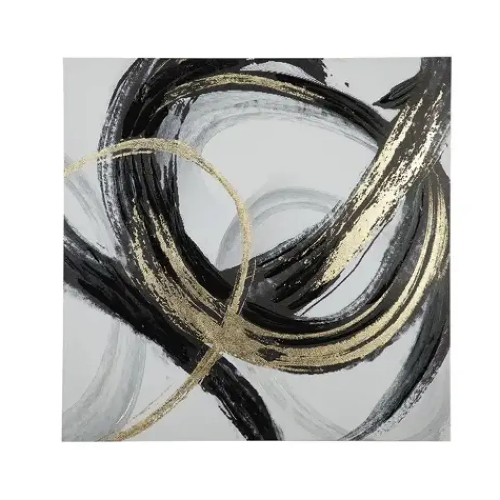 Leinwandbild auf Keilrahmen Curvatura 100×100 cm