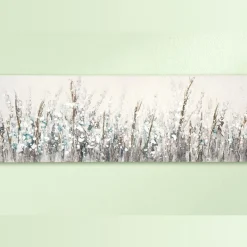 Leinwandbild Blumenweide 150×50 cm