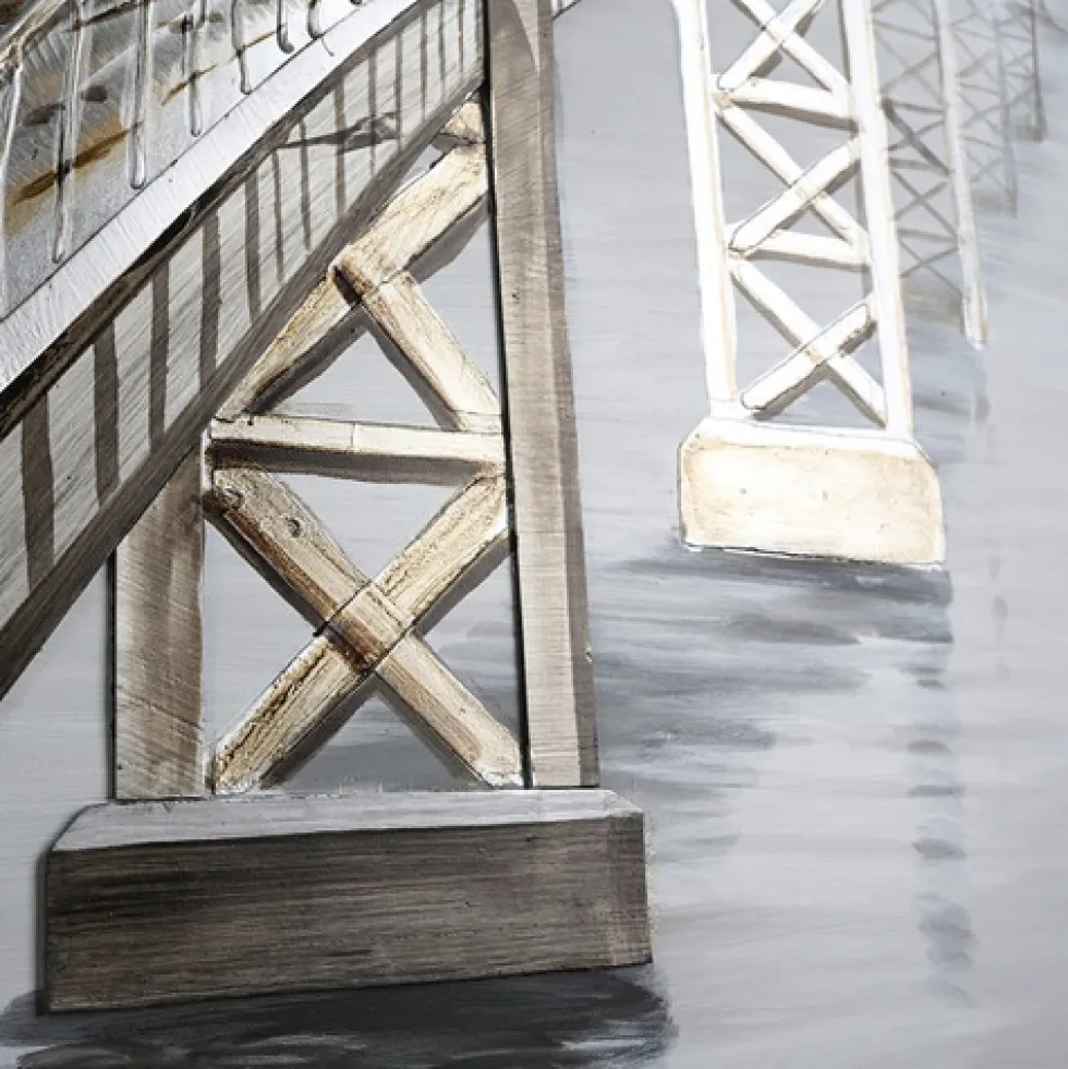 Leinwandbild Bridge 100×150 cm