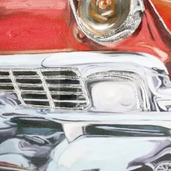 Leinwandbild Classic Car 3D 80×180 cm