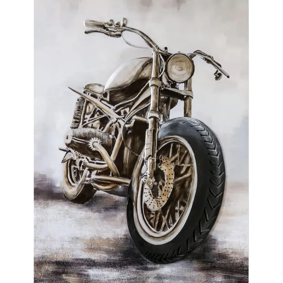 Leinwandbild Custombike 150×110 cm