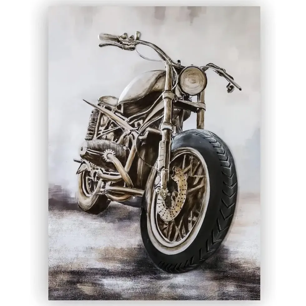 Leinwandbild Custombike 150×110 cm