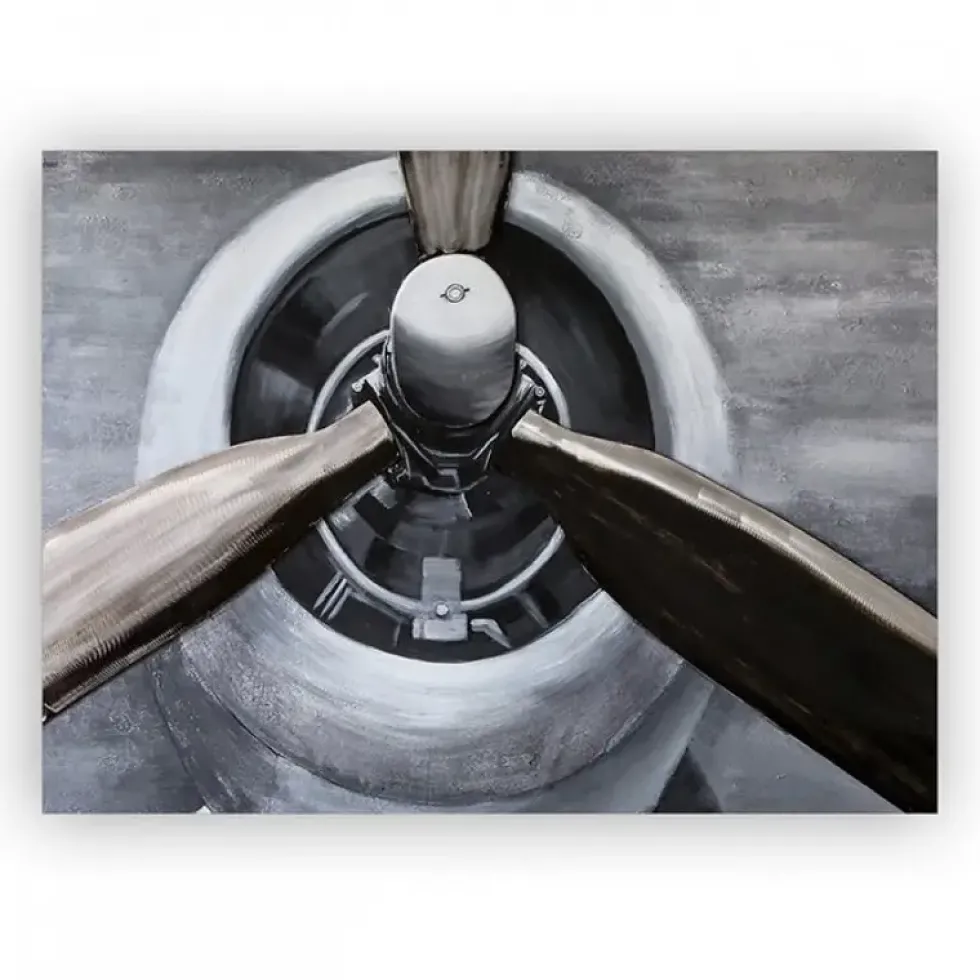 Leinwandbild Propeller 110×150 cm