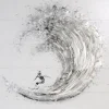 Leinwandbild Surfer 100×100 cm
