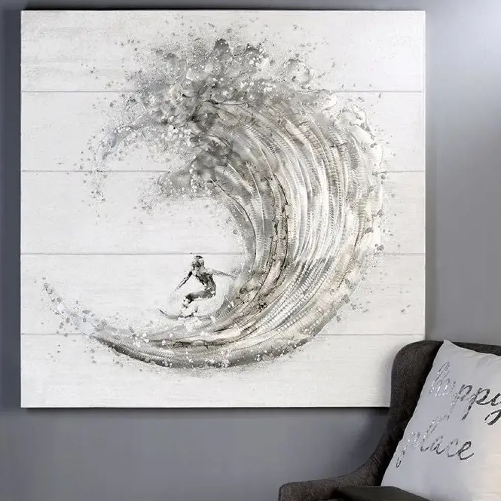 Leinwandbild Surfer 100×100 cm