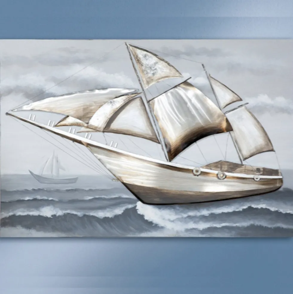 Leinwandbild Wandbild Segelboot 150×100 cm