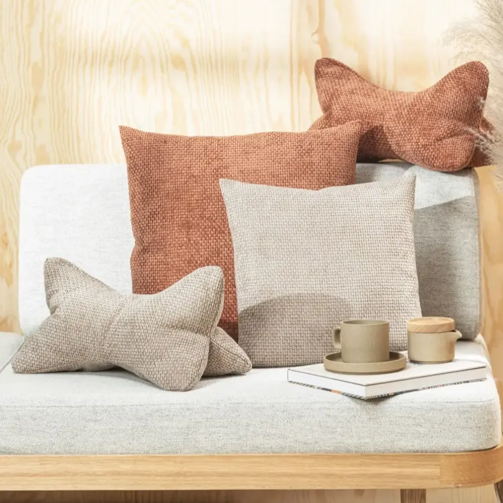 Leseknochen Magma Arlo taupe 42×22 cm