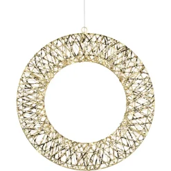 Lichterkranz LED Kranz Weihnachten rund