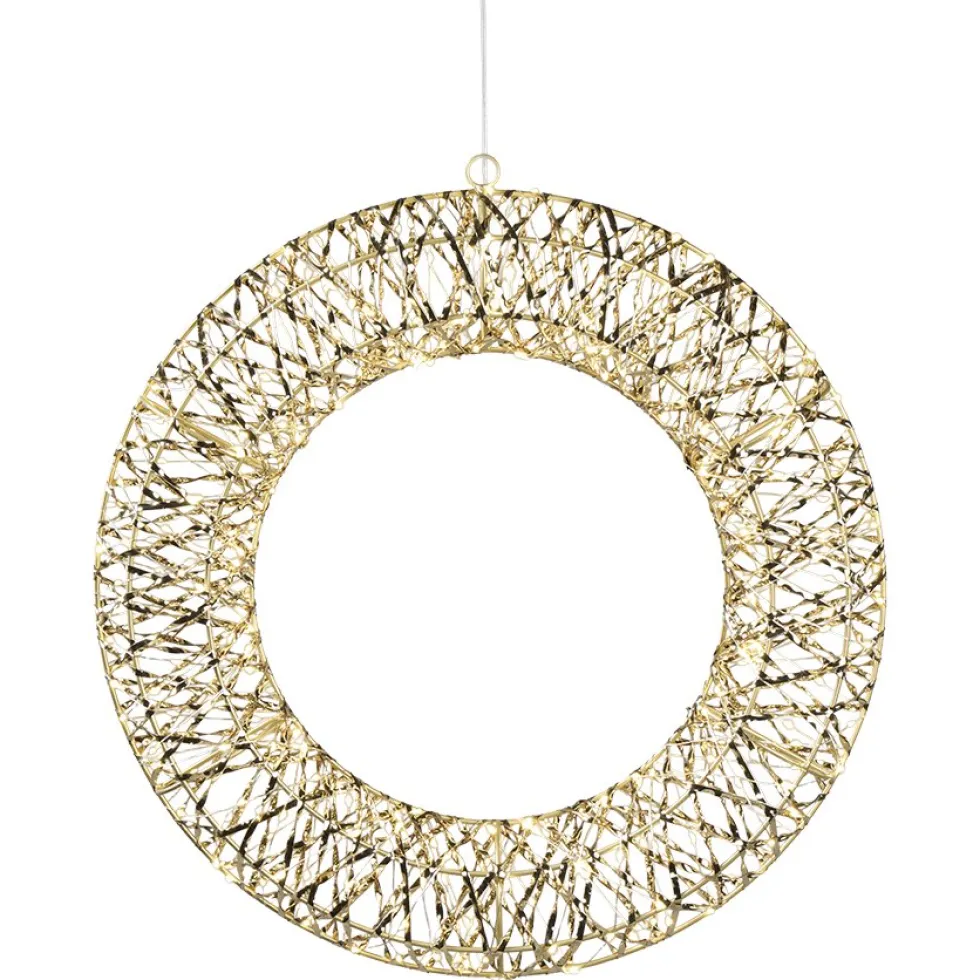 Lichterkranz LED Kranz Weihnachten rund