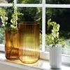 Lyngby Vase Glas amber