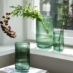 Lyngby Vase Glas grün