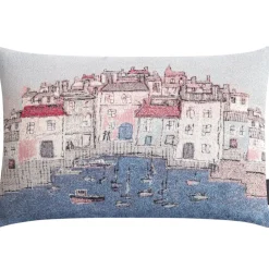 Magma Kissen BIARRITZ blau 40×60 cm