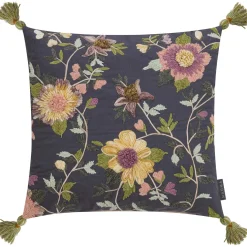 Magma Kissen 50×50 cm Amelia grau mit Quasten