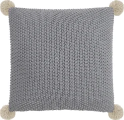 Magma Kissen 45×45 cm Lisette grau