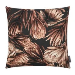 Magma Kissen 50×50 cm Protea anthrazit