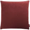 Magma Kissen 50×50 cm Samt Uni marsala