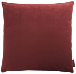 Magma Kissen 50×50 cm Samt Uni marsala