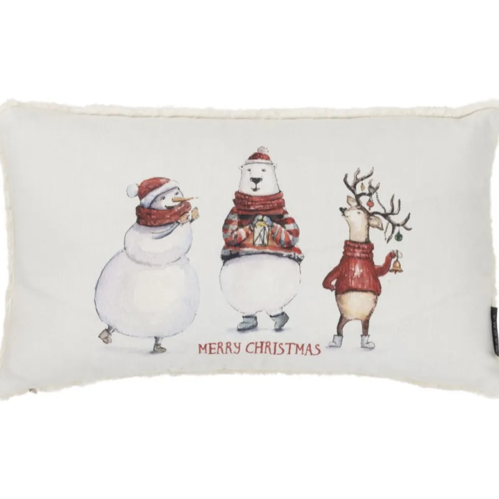Magma Kissen DREI FREUNDE beige 30×50 cm