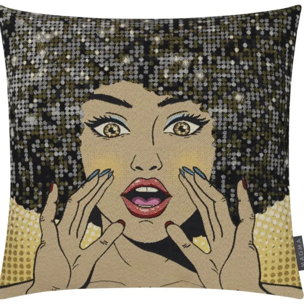 Magma Kissen Fame gelb 45×45 cm