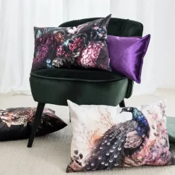 Magma Kissen FIORI Pfau 40×60 cm