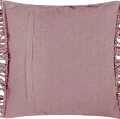 Magma Kissen mit Fransen Fringe altrosa 45×45 cm