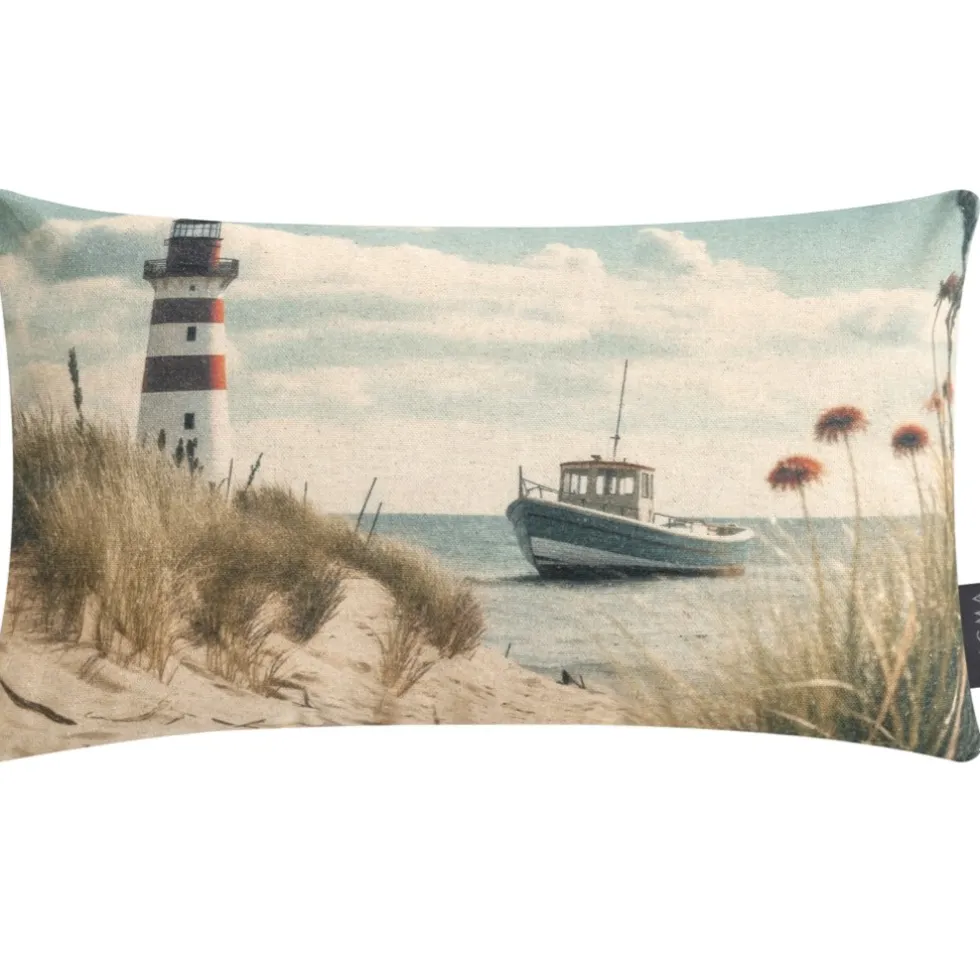 Magma Kissen SEABREEZE Leuchtturm 30×50 cm